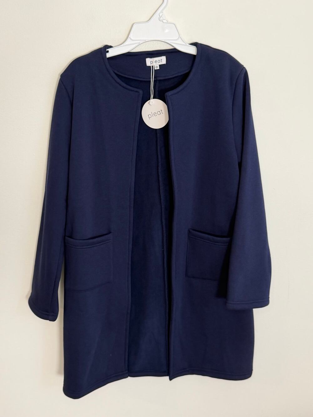 Pleat Hadley Cardigan in Navy NWT size 14